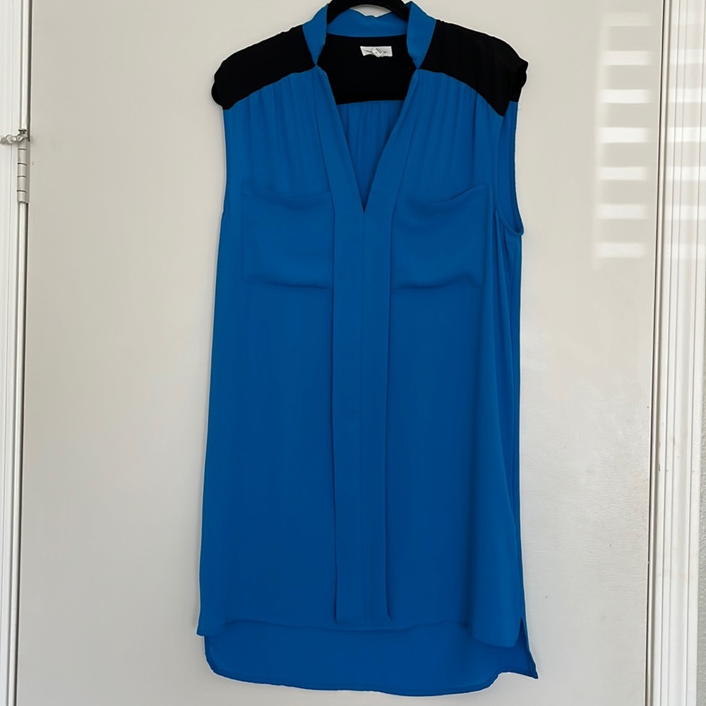 Silence + Noise Cobalt blue shift dress sz S